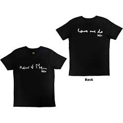 The Beatles Unisex T-Shirt: Now & Then (Back Print)
