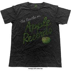 The Beatles Unisex Vintage T-Shirt: Apple Records