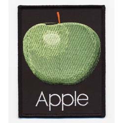 The Beatles Standard Woven Patch: Apple Records Logo