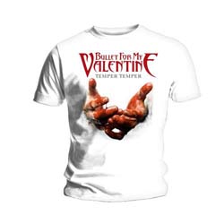 Bullet For My Valentine Unisex T-Shirt: Temper Temper Blood Hands (XX-Large)