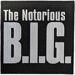 Biggie Smalls Standard Woven Patch: The Notorious