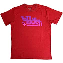Billie Eilish Unisex T-Shirt: Purple Logo
