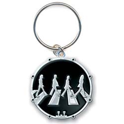 The Beatles  Keychain: Abbey Road Crossing Chrome  