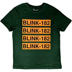Blink-182 Unisex T-Shirt: Logo Repeat