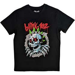 Blink-182 Unisex T-Shirt: Six Arrow Skull