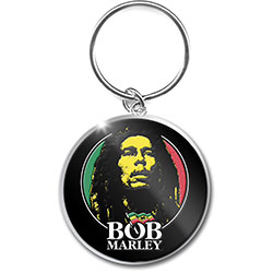 Bob Marley Keychain: Logo Face (Photo-print)