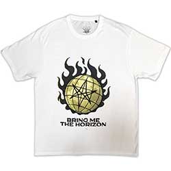 Bring Me The Horizon Unisex T-Shirt: Globe Yellow