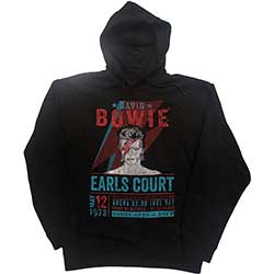 David Bowie Unisex Pullover Hoodie: Earls Court '73
