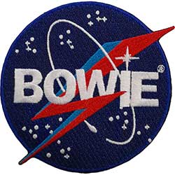 David Bowie Standard Woven Patch: NASA