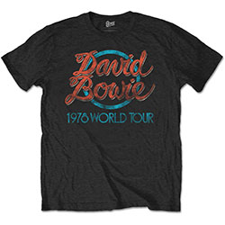 David Bowie Unisex T-Shirt: 1978 World Tour