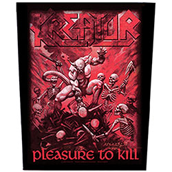 Kreator Back Patch: Pleasure To Kill