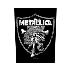 Metallica Back Patch: Raiders Skull