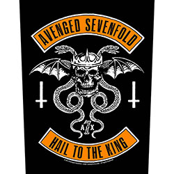 Avenged Sevenfold Back Patch: Biker