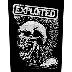 The Exploited Back Patch: Vintage Skull