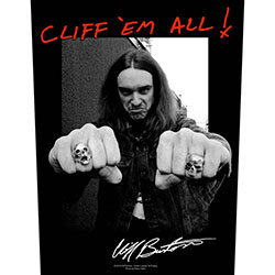 Metallica Back Patch: Cliff 'Em All!