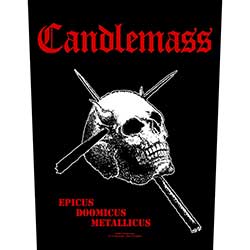 Candlemass Back Patch: Epicus Doomicus Metallicus