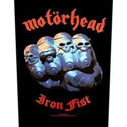 Motorhead Back Patch: Iron Fist 2017