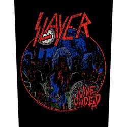 Slayer Back Patch: Live Undead