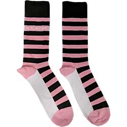 BlackPink Unisex Ankle Socks: Stripes & Logo (UK Size 7 - 11)