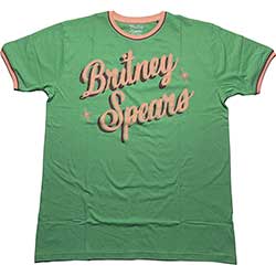 Britney Spears Unisex Ringer T-Shirt: Retro Text