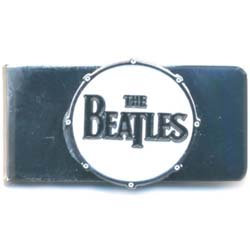 The Beatles Money Clip: Drum White Chrome