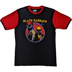 Black Sabbath Unisex Ringer T-Shirt: Never Say Die