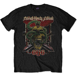 Black Sabbath Unisex T-Shirt: Bloody Sabbath 666
