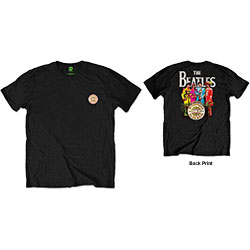 The Beatles Unisex T-Shirt: Sgt Pepper (Back Print/Retail Pack)