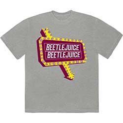 Warner Bros Unisex T-Shirt: Beetlejuice Beetlesign