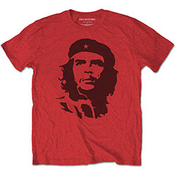Che Guevara Unisex T-Shirt: Black on Red