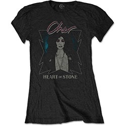 Cher Ladies T-Shirt: Heart of Stone