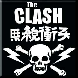 The Clash Fridge Magnet: Skull & Crossbones