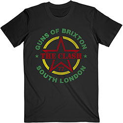 The Clash Unisex T-Shirt: Guns of Brixton