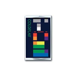 Coldplay Pin Badge: X & Y Album