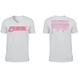 The Cure Unisex T-Shirt: Neon Logo (Back Print) (Ex-Tour) (XXX-Large)