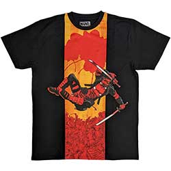 Marvel Comics Unisex T-Shirt: Deadpool Samurai