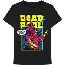 Marvel Comics Unisex T-Shirt: Deadpool Comic Merc