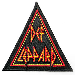 Def Leppard Standard Woven Patch: Tri-Logo