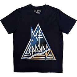 Def Leppard Unisex T-Shirt: Triangle Logo