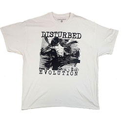 Disturbed Unisex T-Shirt: Sketch (Ex-Tour) (X-Large)