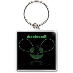 Deadmau5 Keychain: Green Head (Photo-print)