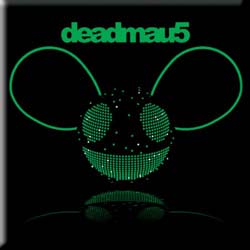 Deadmau5 Fridge Magnet: Green Head