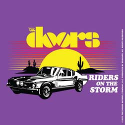 The Doors Single Cork Coaster: Riders