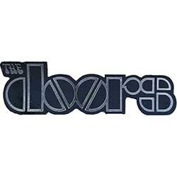 The Doors Standard Printed Patch: Chrome Logo