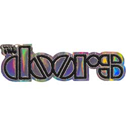 The Doors Standard Woven Patch: Sonic Silver
