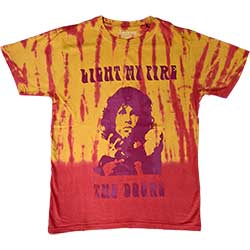 The Doors Unisex T-Shirt: Light My Fire (Wash Collection)