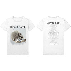 Dream Theatre Unisex T-Shirt: Skull Fade Out (Back Print) (Small)