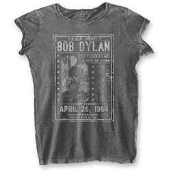 Bob Dylan Ladies T-Shirt: Curry Hicks Cage (Burnout)