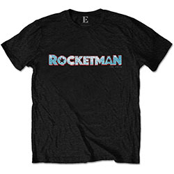 Elton John Unisex T-Shirt: Rocketman Movie Logo