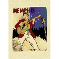 Elvis Presley Postcard: Memphis (Standard)